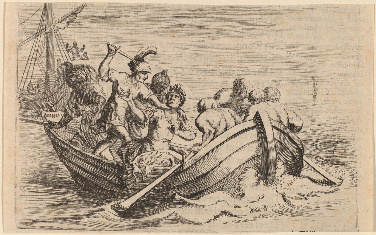 Knivhugget av Pompejus av Willem Basse