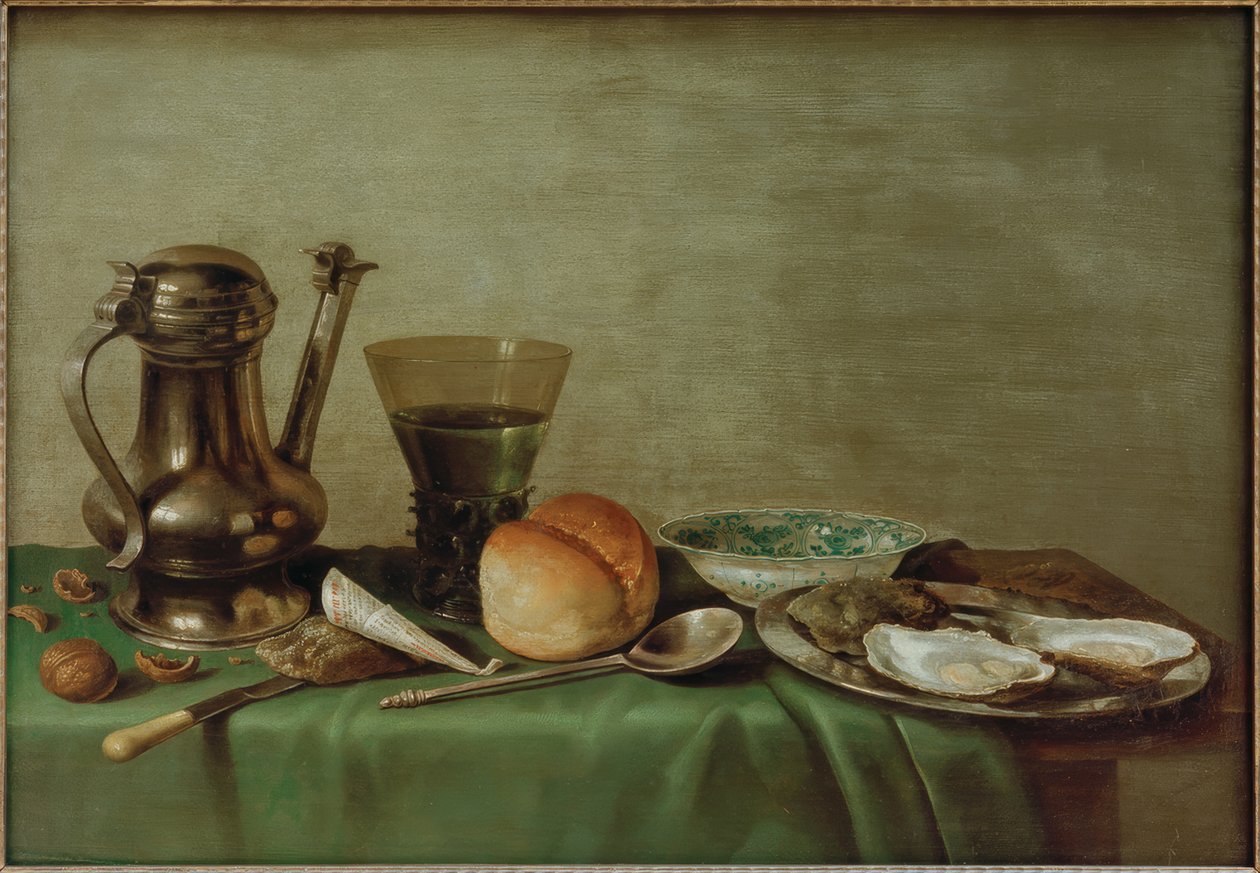 Frukost stilleben av Willem Claesz. Heda
