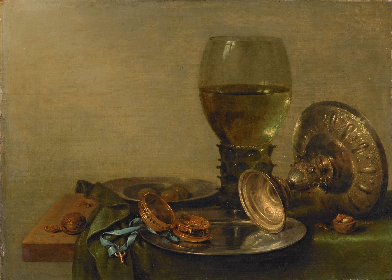 Stilleben med en Silver Tazza av Willem Claesz. Heda