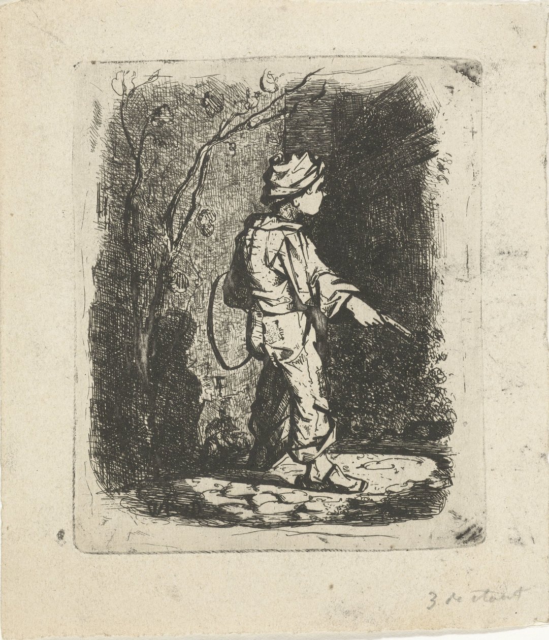 Liten pojke med båge av Willem Cornelis van Dijk