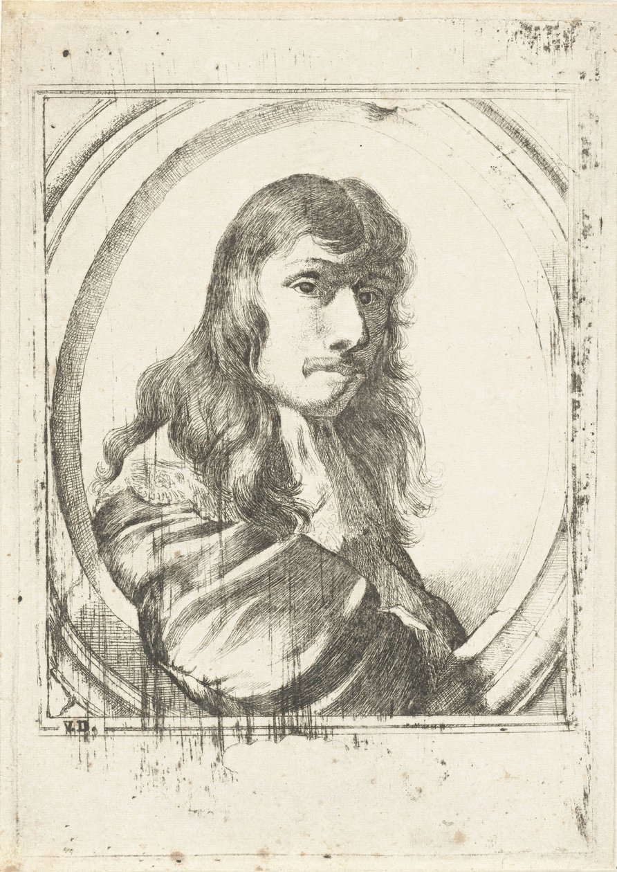 Självporträtt av Nicolaes van Helt Stockade av Willem Cornelis van Dijk