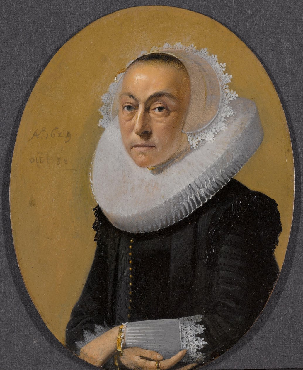 Porträtt av en kvinna av Willem Cornelisz Duyster (attributed to)