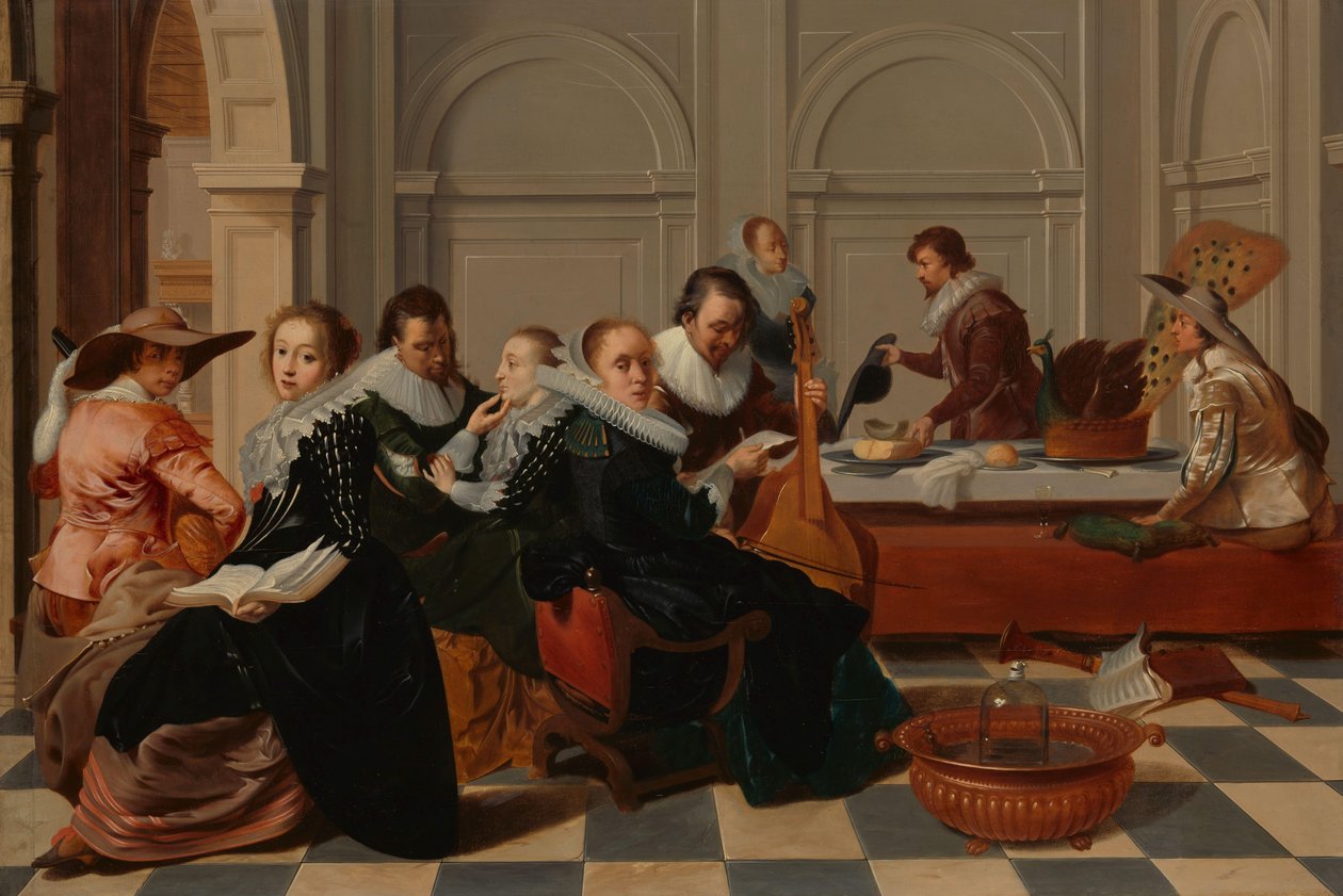 Den musikaliska sammankomsten av Willem Cornelisz Duyster (copy after)