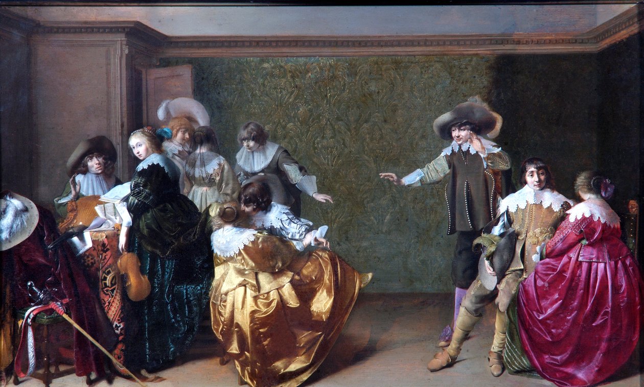 A Musical Party, ca 1620-35 (olja på ekpanel) av Willem Cornelisz Duyster
