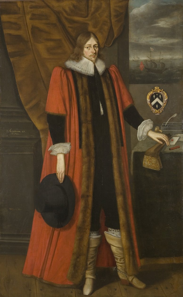 Porträtt av Robert Yeamans av Willem Flessiers