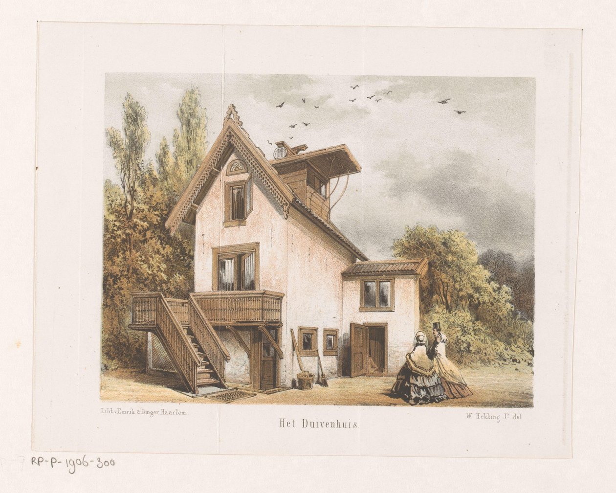 Pigeon House i Artis av Willem Hekking jr.