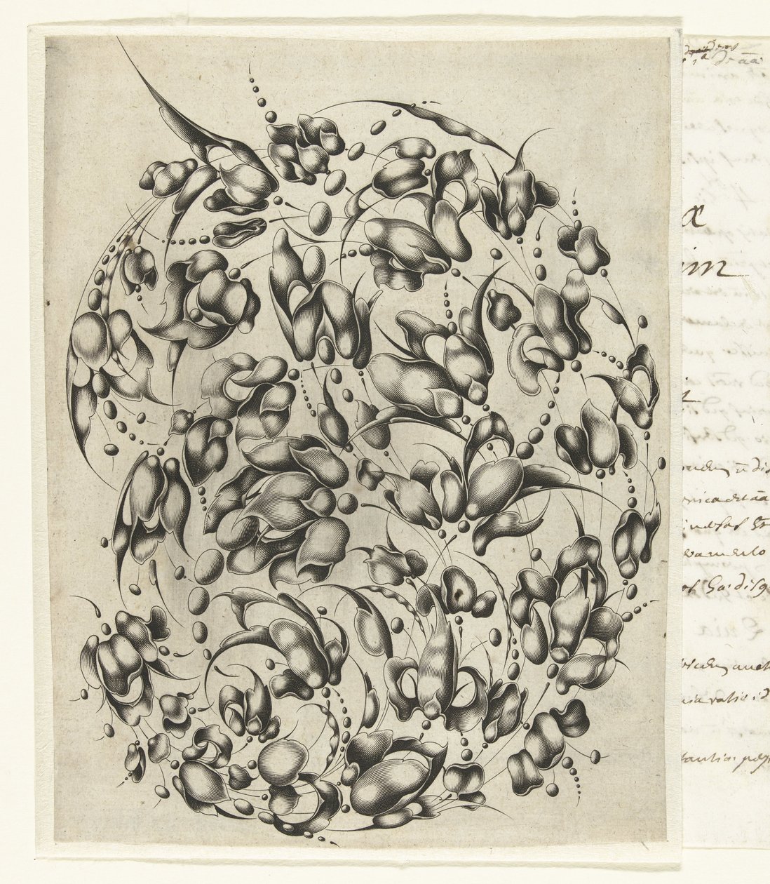 Guldsmedsbukett med stiliserade blommor och blad Looff-werck Boeck Seer Constich Geteijckent (serietitel) av Willem Hondius