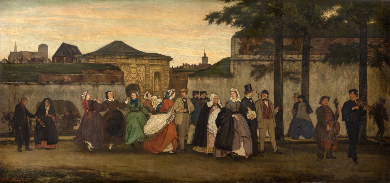Bröllop i Antwerpen av Willem II Linnig