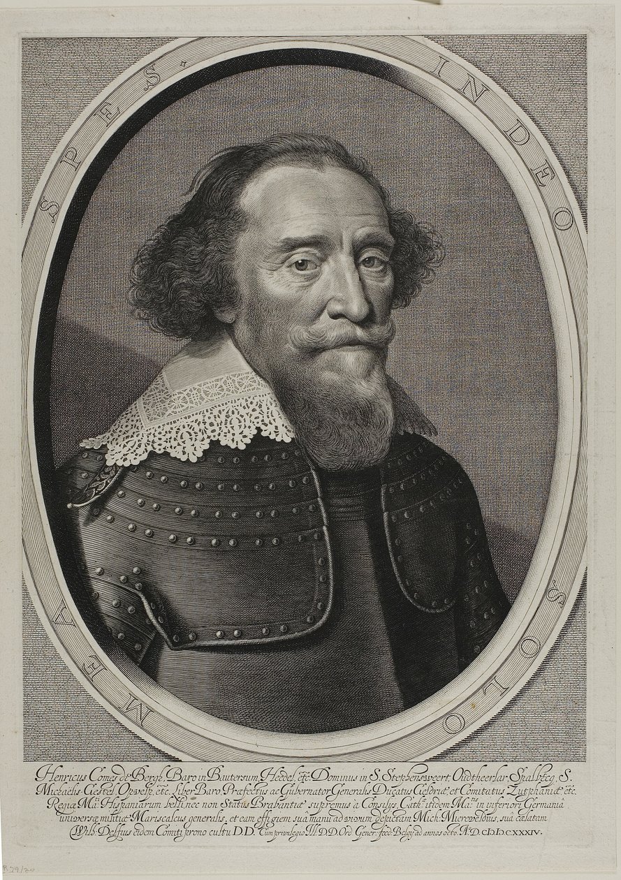 Hendrik greve van de Bergh av Willem Jacobsz. Delff