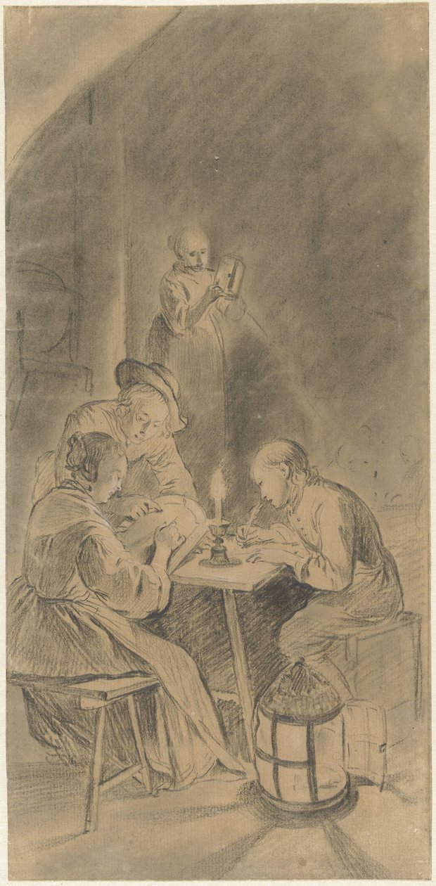 Utbildning med levande ljus av Willem Joseph Laquy