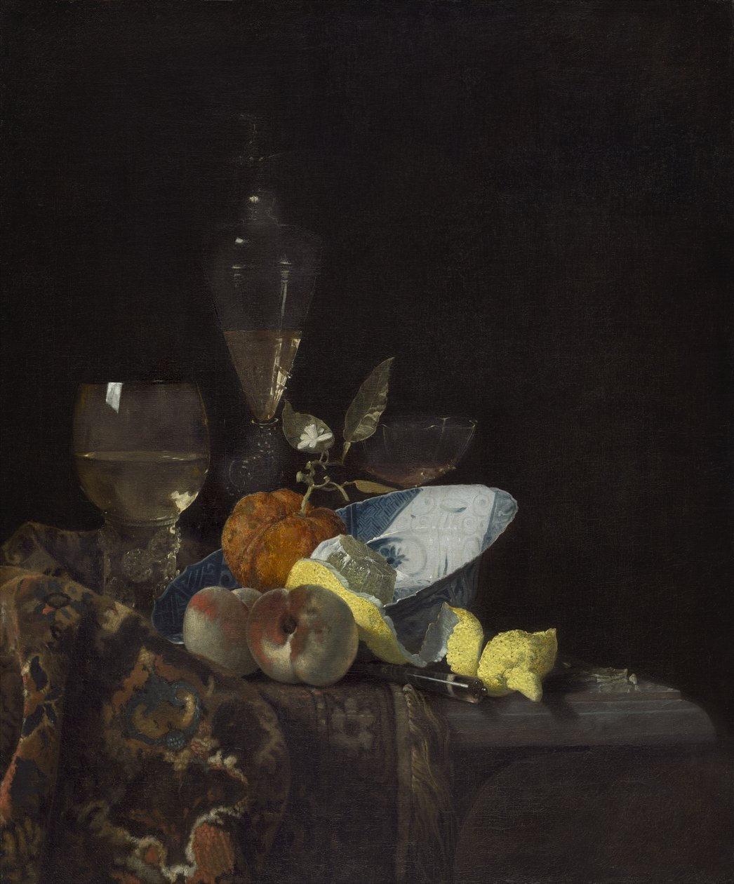 Stilleben, ca 1660 (olja på duk) av Willem Kalf