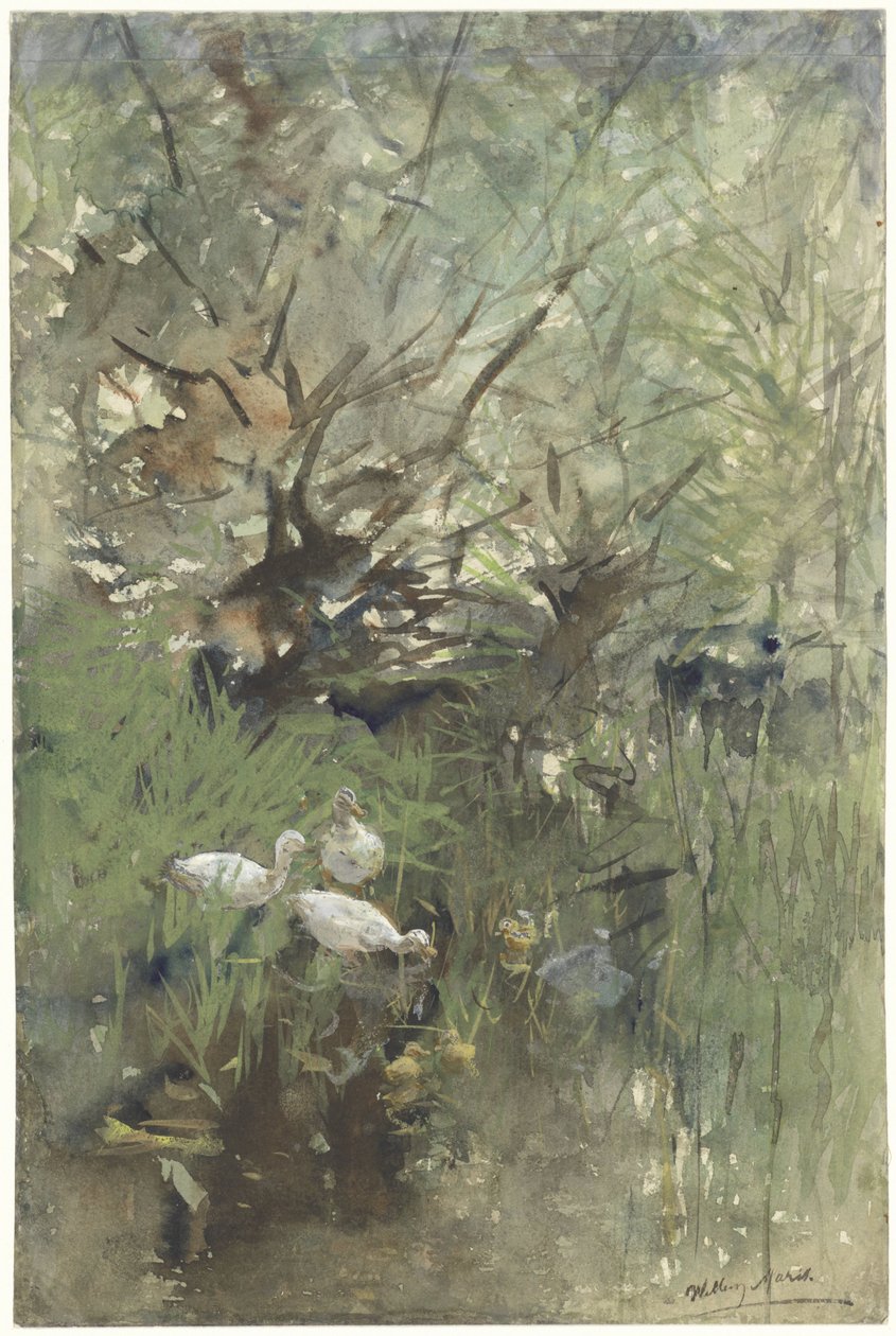 Ankor under pilar av Willem Maris