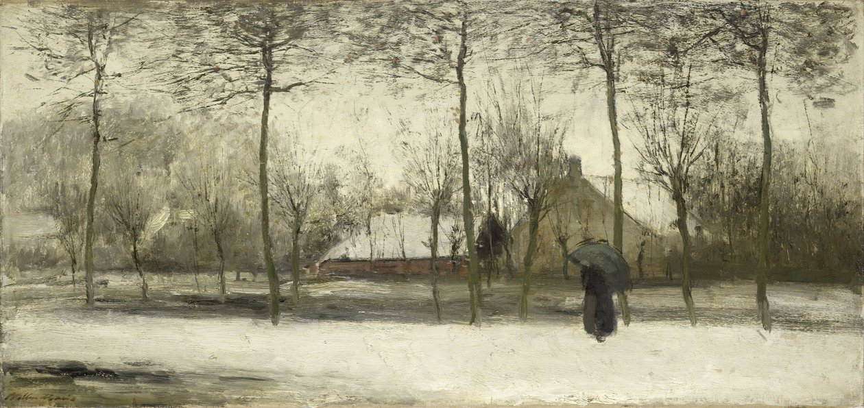 Vinterlandskap, ca 1875 (olja på duk) av Willem Maris