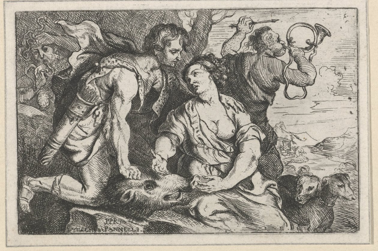 Meleager i Atalanta av Willem Panneels