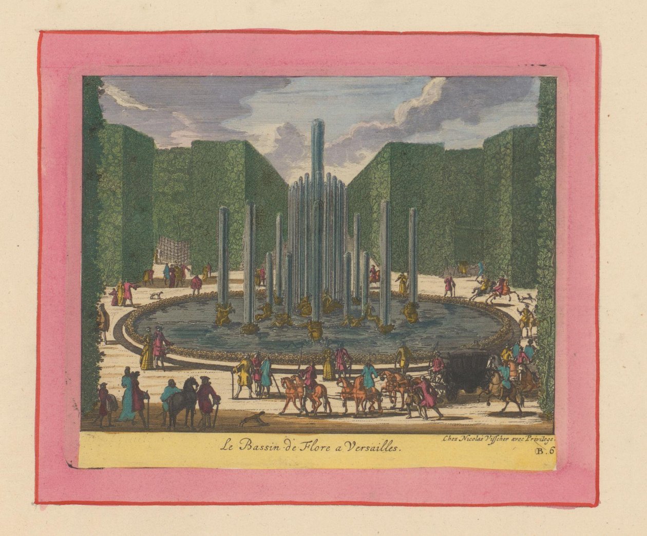 Bassin von Flora in den Gärten von Versailles av Willem Swidde