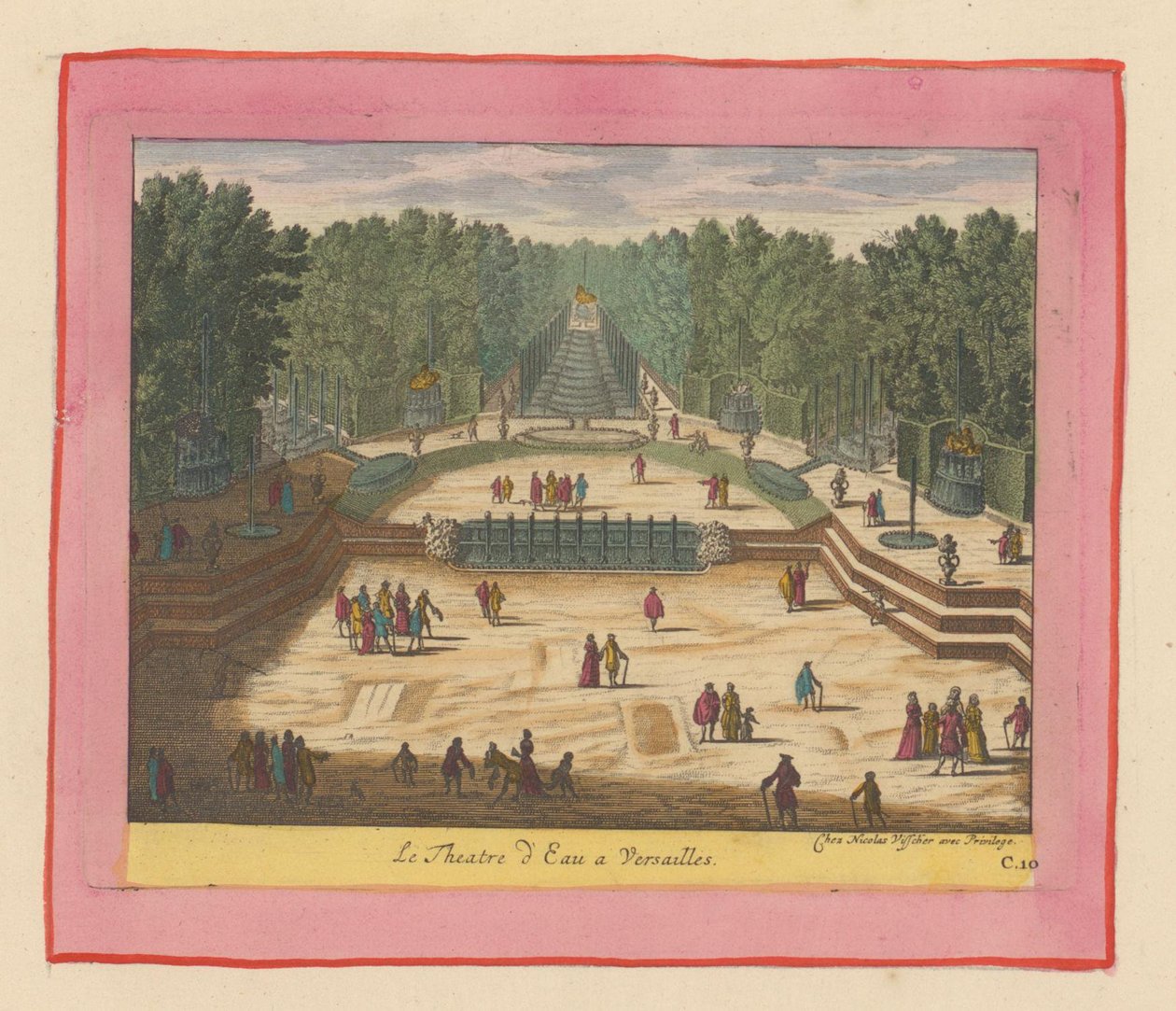 Wassertheater in den Gärten von Versailles av Willem Swidde