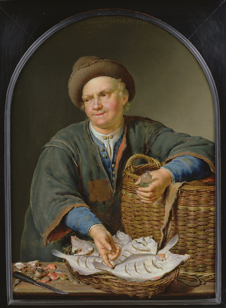 Fisksäljaren av Willem Van Mieris
