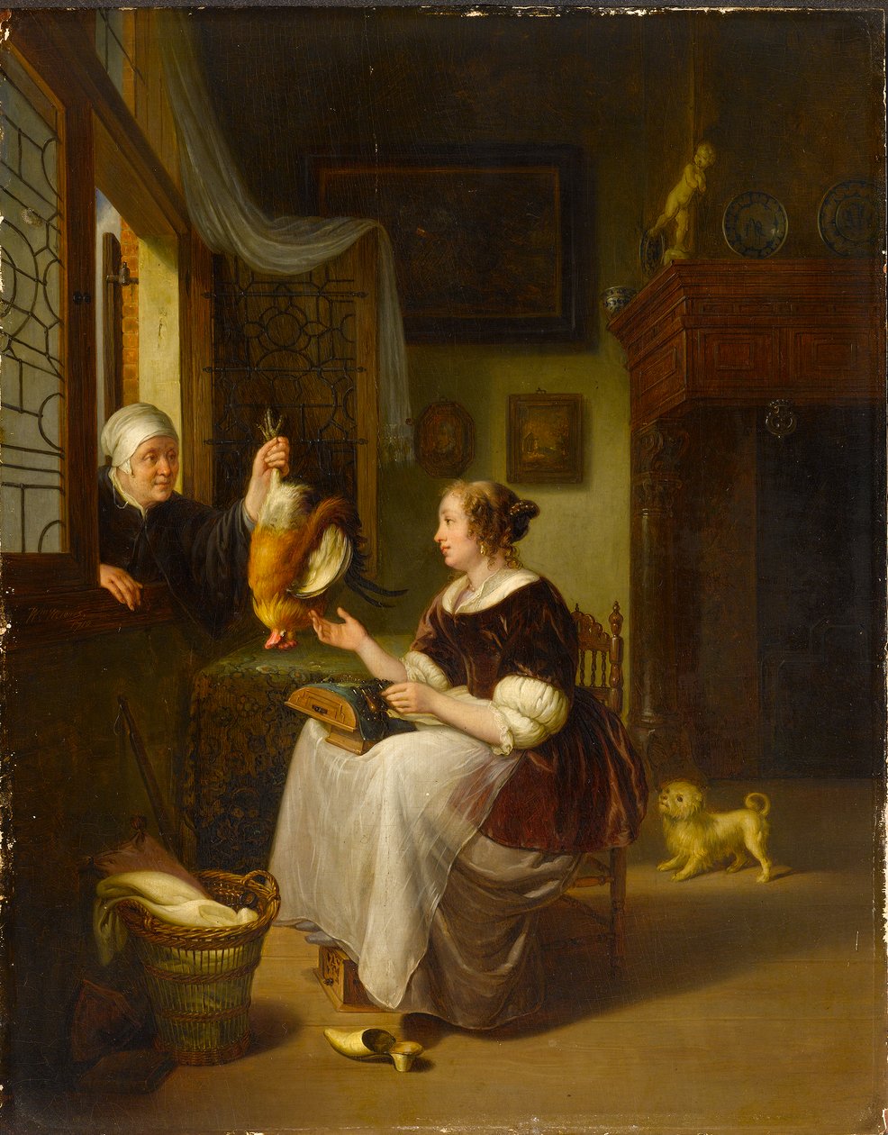 Fjäderfäsäljaren av Willem Van Mieris
