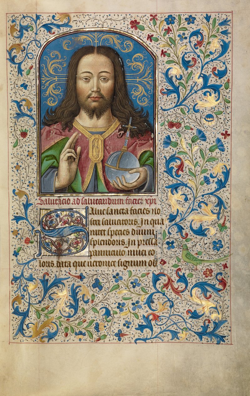 Salvator Mundi av Willem Vrelant