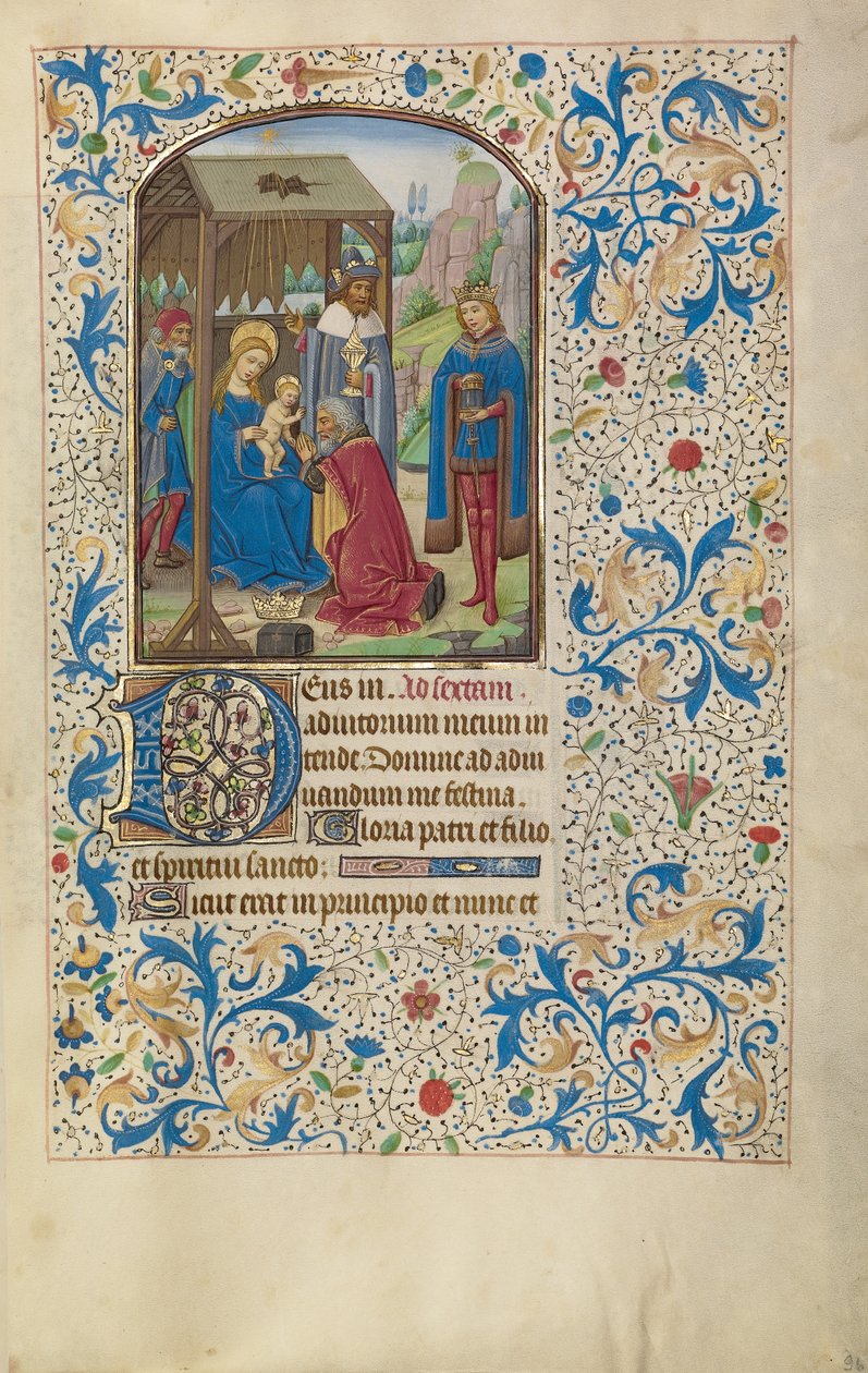Die Anbetung der Könige av Willem Vrelant
