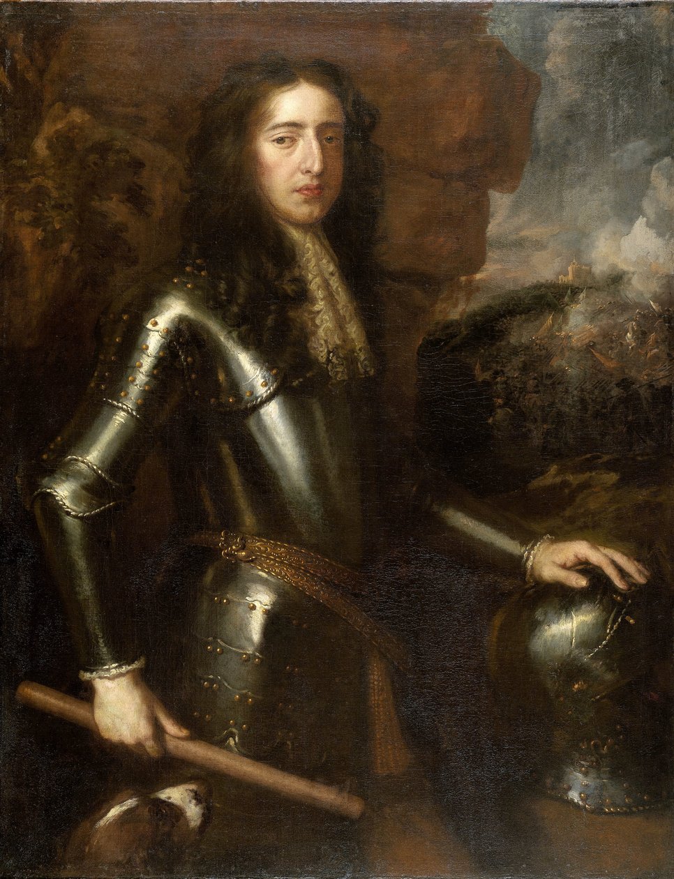 Porträtt av Vilhelm III (1650-1702), Prins av Orange av Willem Wissing (manner of)