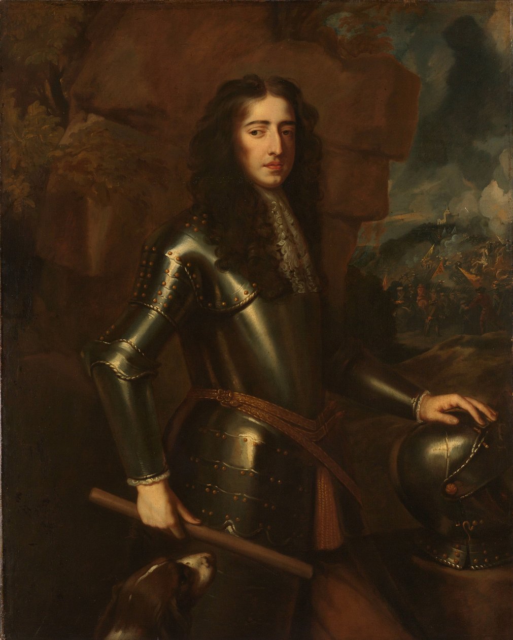 Porträtt av Vilhelm III (1650-1702), Prins av Orange av Willem Wissing (manner of)