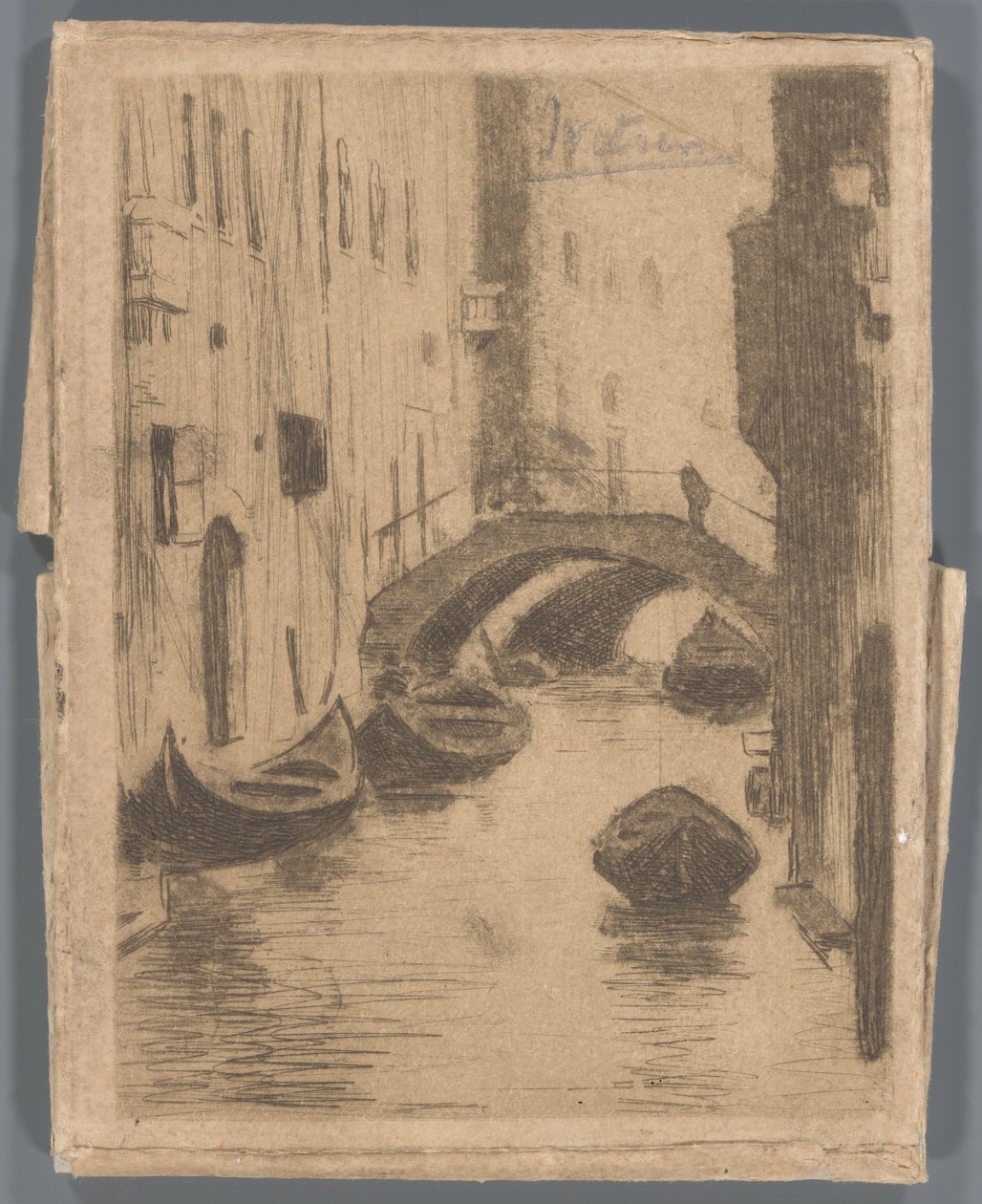 Bro över Rio di San Toma, Venedig av Willem Arnoldus Witsen