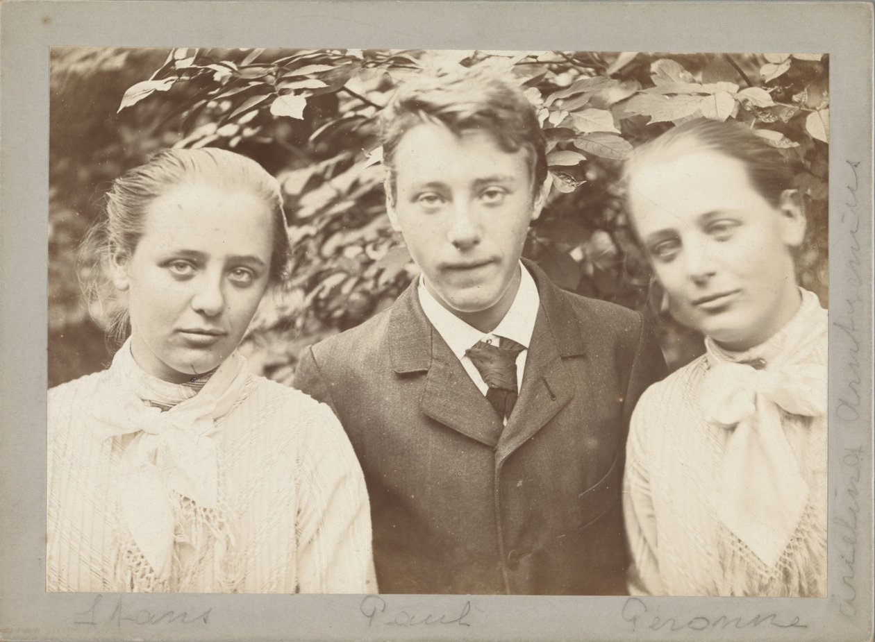 Trillingarna Stans, Paul och Peronne Arntzenius av Willem Witsen