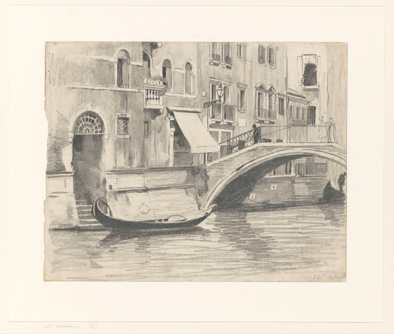 Ansikte i Venedig av Willem Arnoldus Witsen