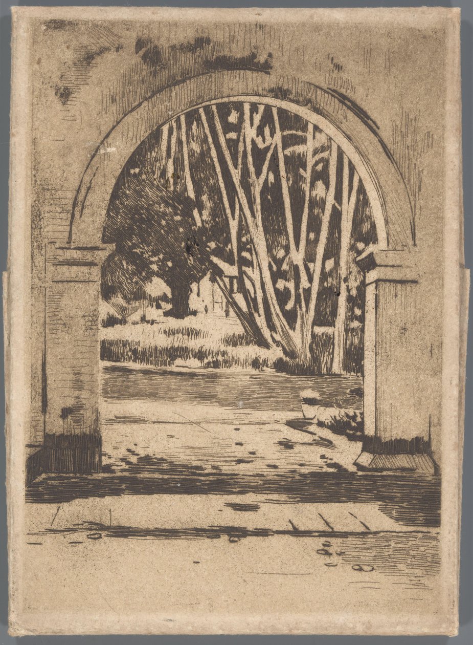Porten till Hotel Bellevue, Buitenzorg av Willem Arnoldus Witsen