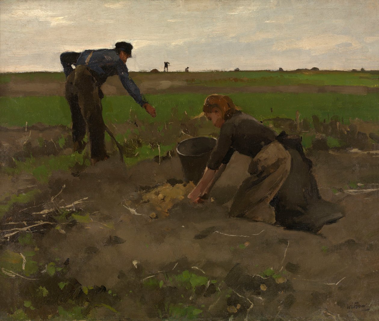 Potatisupptagare av Willem Witsen