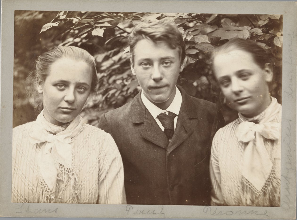 Trillingarna Stans, Paul och Peronne Arntzenius av Willem Witsen