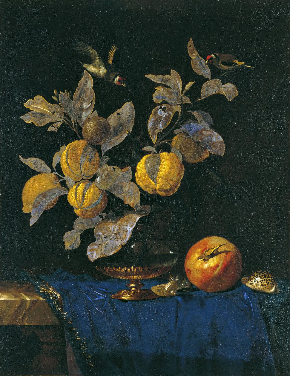 Stilleben med frukt av Willem van Aelst