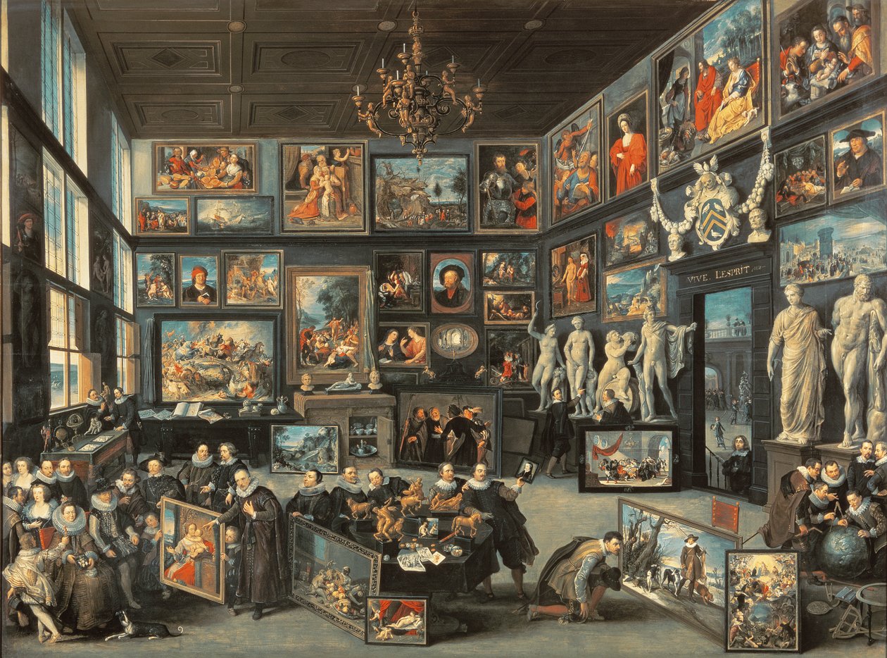 Cornelis van der Geests galleri av Willem van II Haecht