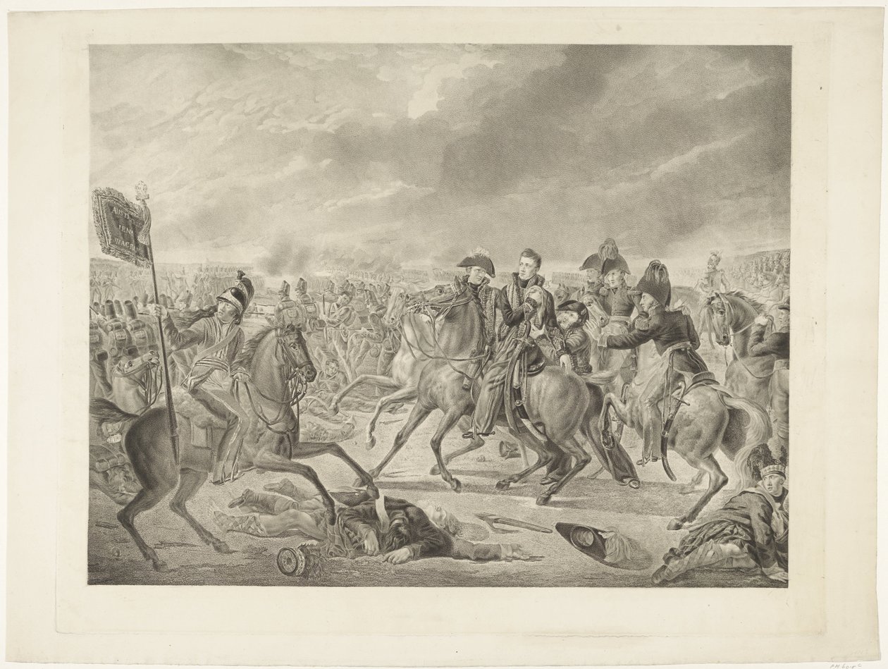 Prins av Orange i slaget vid Waterloo, 1815 av Willem van Senus