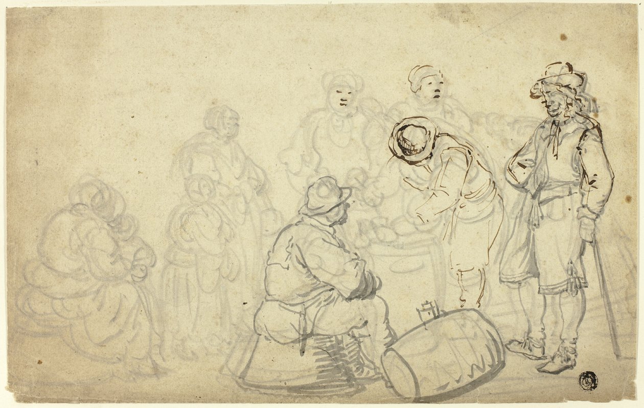 Bondescen av Willem van de Velde I