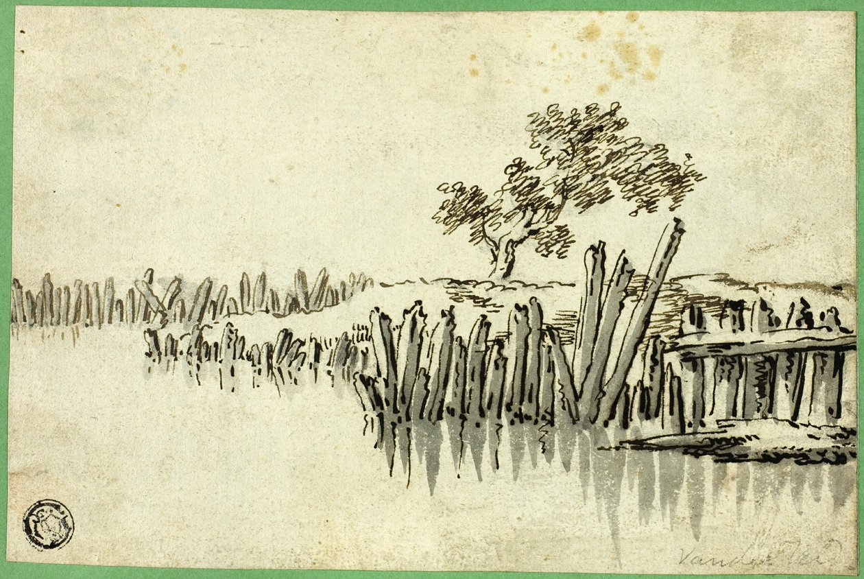 Ström med Pilings av Willem van de Velde I