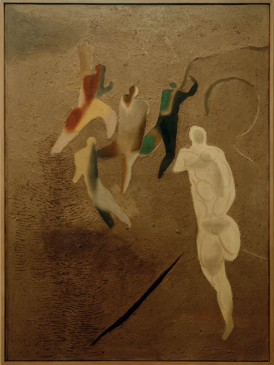 fotbollsplan av Willi Baumeister