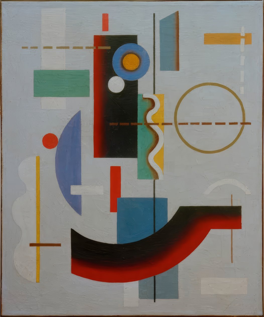 Geometrisk svävande form av Willi Baumeister