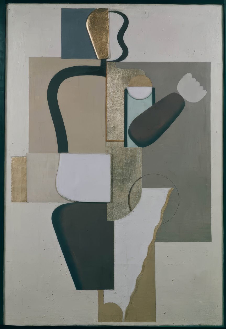 Väggmålning med metaller av Willi Baumeister