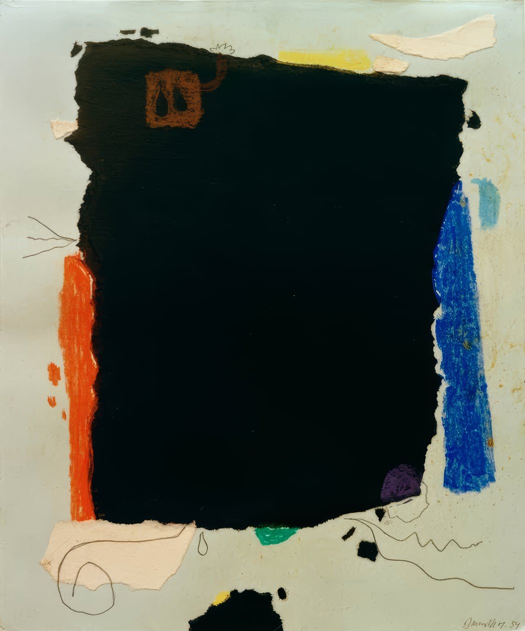 Montaru VII av Willi Baumeister
