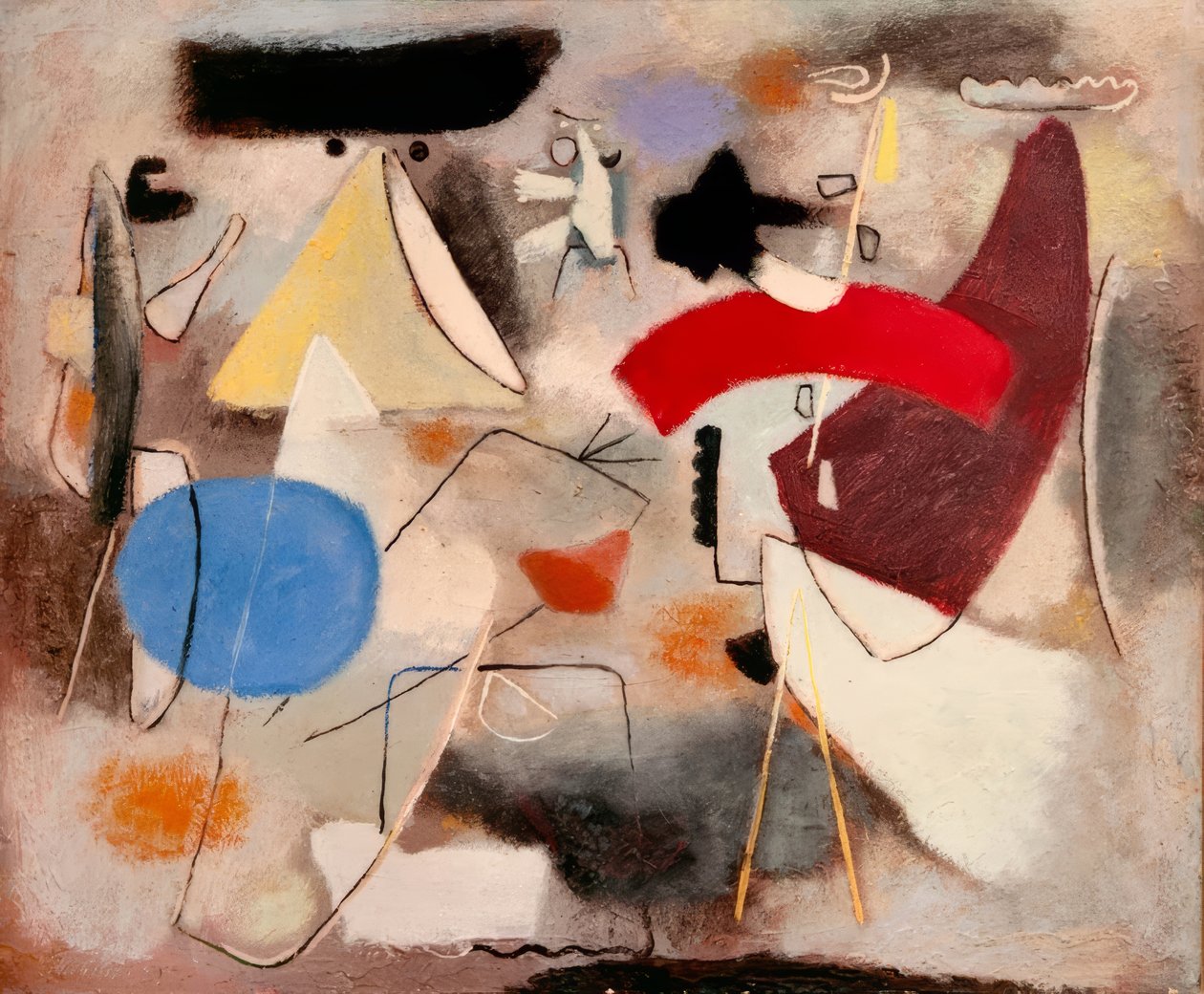 Sarabande av Willi Baumeister