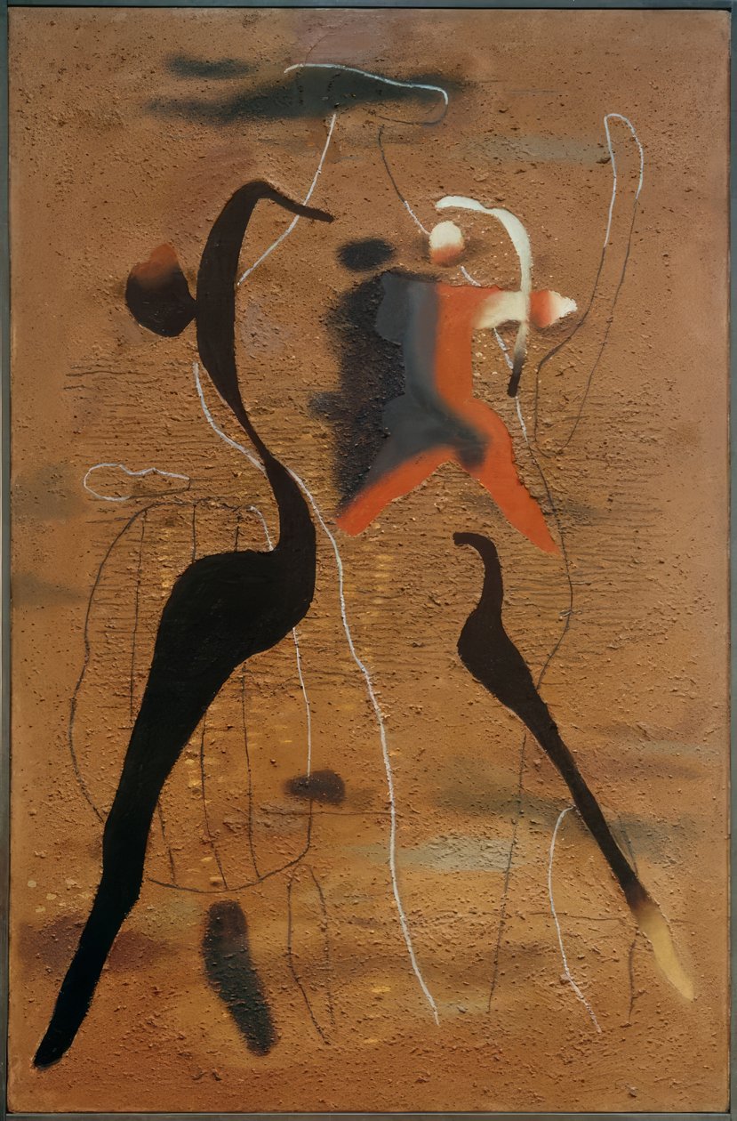 Gående figur av Willi Baumeister