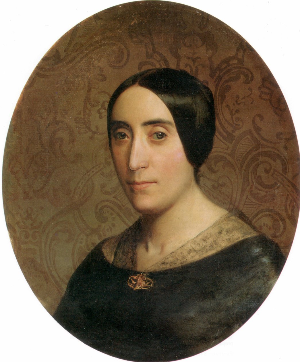 A Portrait of Amelina Dufaud Bouguereau  av William Adolphe Bouguereau