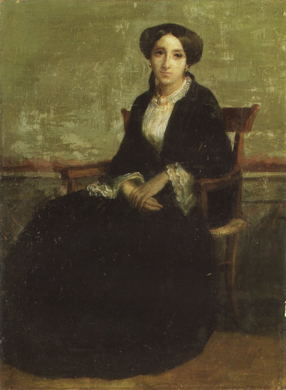 Ett porträtt av Geneviève Bouguereau av William Adolphe Bouguereau