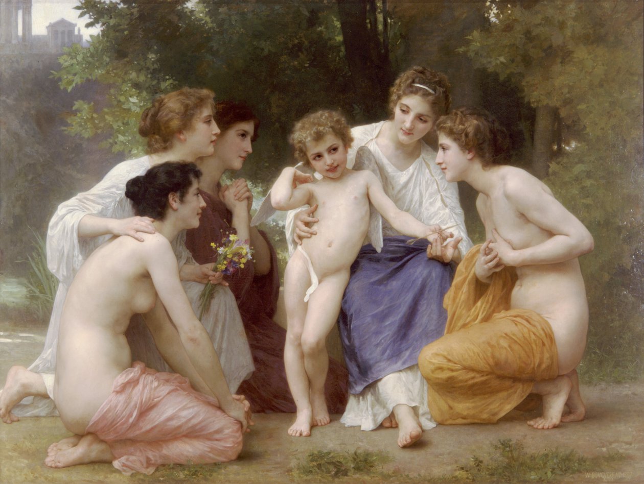 Admiration av William Adolphe Bouguereau