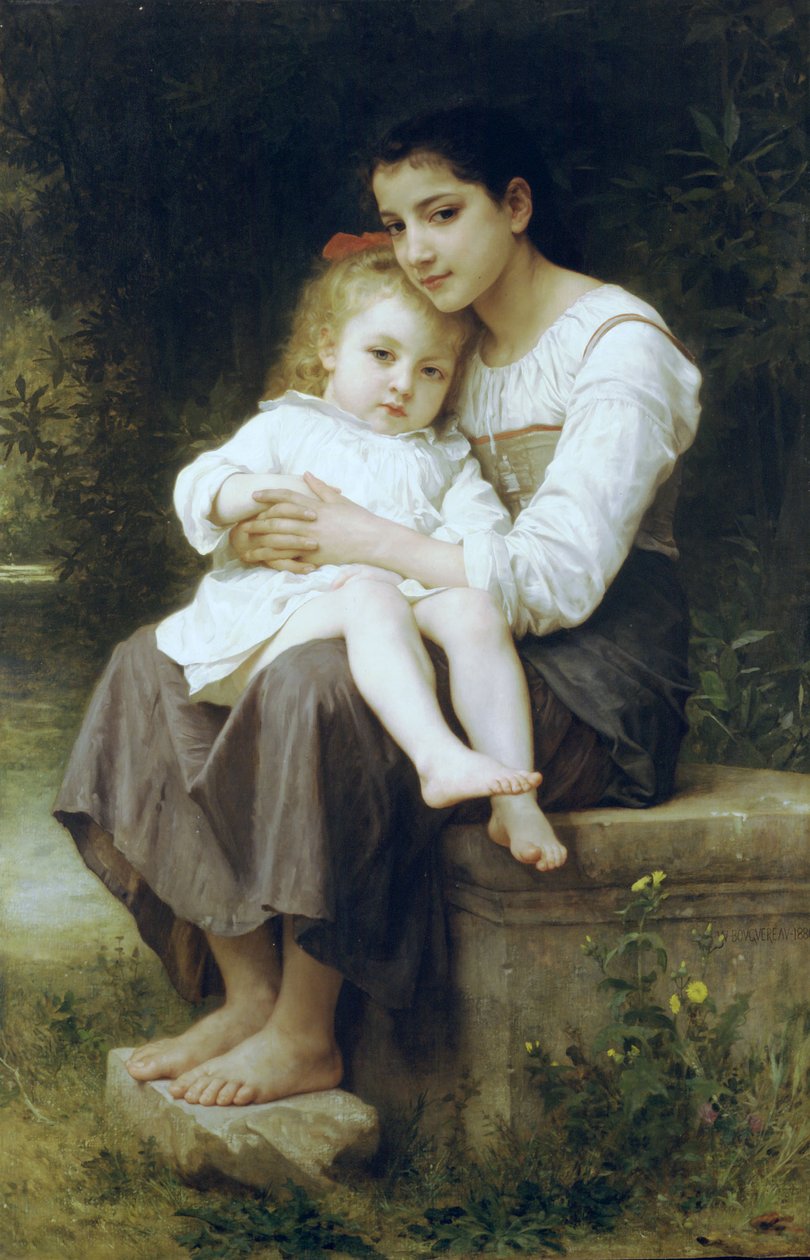 Big Sis  av William Adolphe Bouguereau