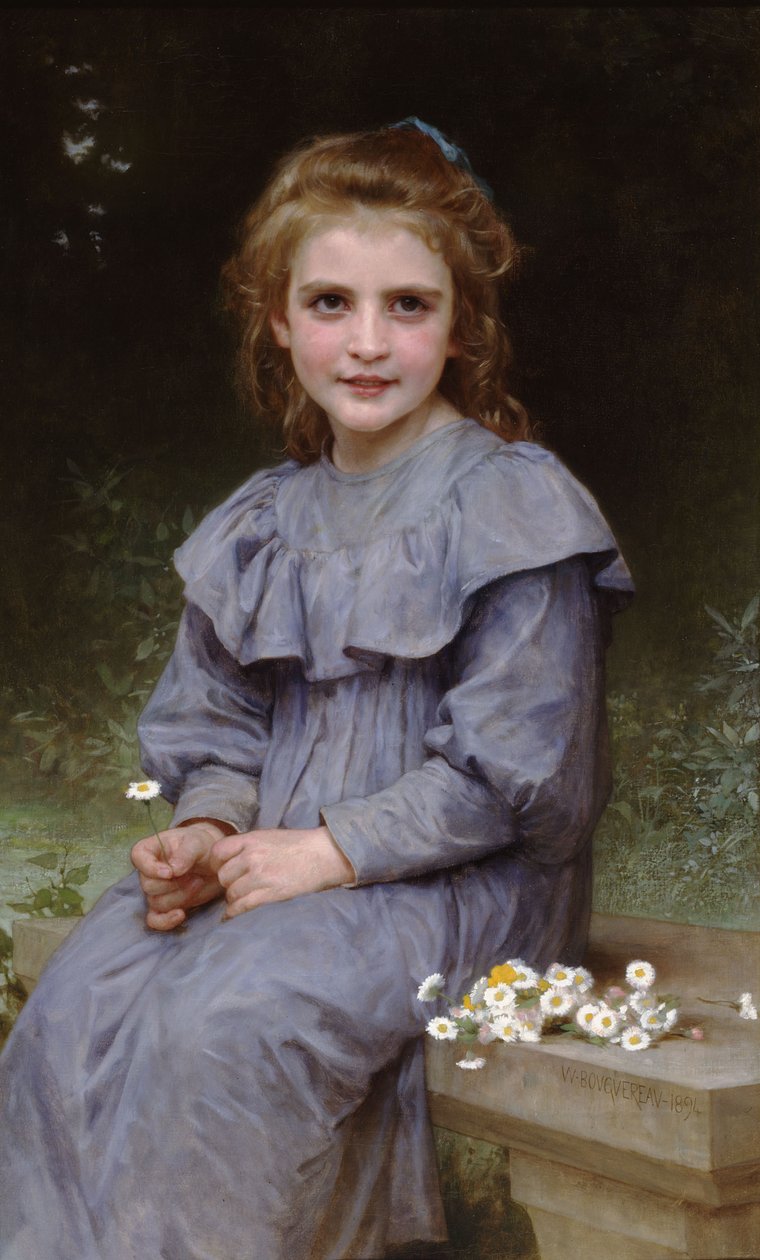 Daisies  av William Adolphe Bouguereau