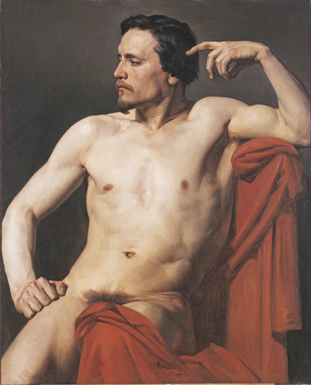 Demi figure peinte av William-Adolphe Bouguereau