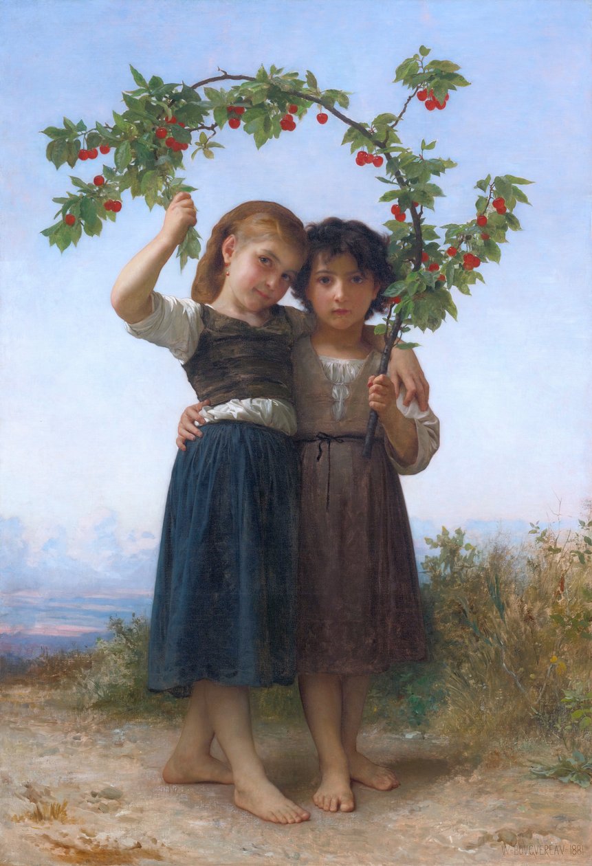 La Branche de Cerisier  av William Adolphe Bouguereau